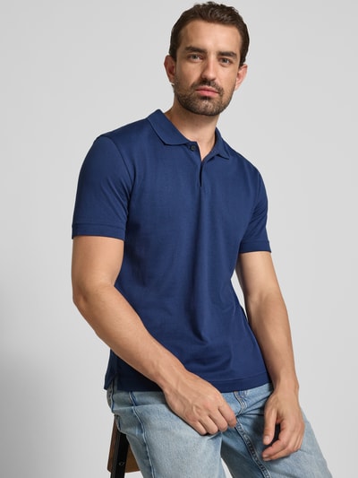 Marc O'Polo Koszulka polo o kroju Regular Fit z czystej bawełny Królewski niebieski 3