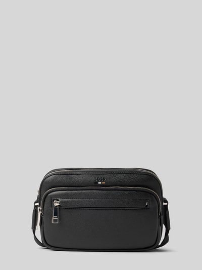 BOSS Umhängetasche in Lederoptik Modell 'RAY_EW' Black 2