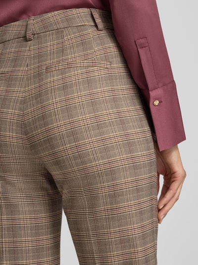 Jake*s Collection Wide Fit Schlaghose aus Viskose-Mix Schoko 3