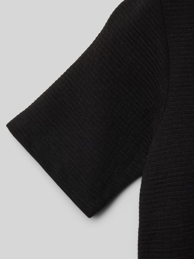 Jack & Jones Koszulka polo kroju regular fit z fakturowanym wzorem model ‘BENJA’ Czarny 2