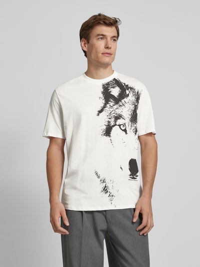 ARMANI EXCHANGE T-shirt met motiefprint Wit - 4