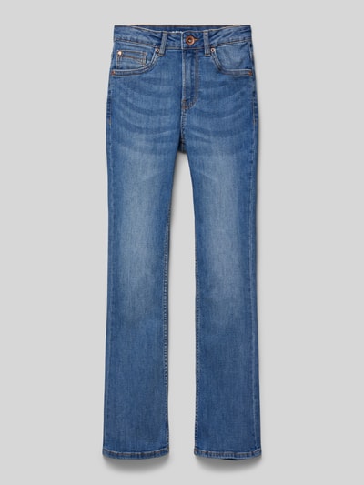 Garcia Flared Cut Jeans mit 5-Pocket-Design Modell 'Rianna' Blau 1