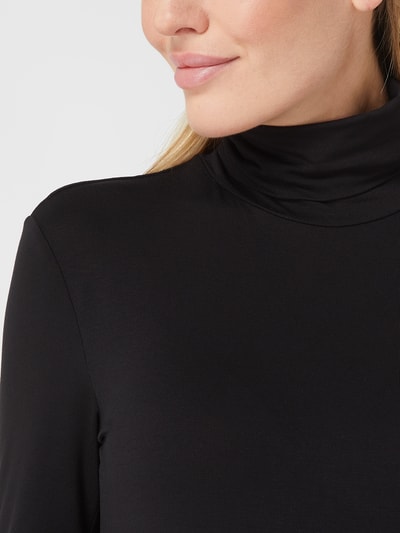 MaxMara Leisure Shirt met lange mouwen en col, model 'Dede' Zwart - 3