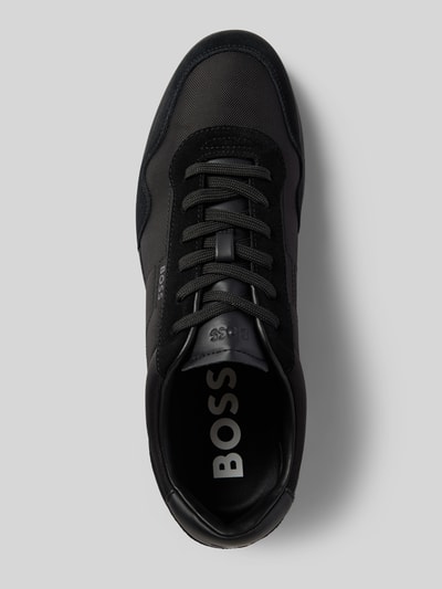 BOSS Sneaker mit Label-Print Modell 'Titanium' Black 3