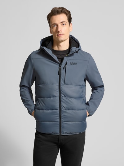 Tom Tailor Denim Regular Fit Steppjacke mit wasserabweisender Funktion Mittelgrau 4