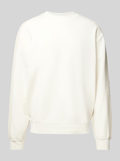 Calvin Klein Jeans Oversized sweatshirt van katoenmix Offwhite - 2