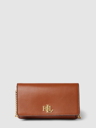 Lauren Ralph Lauren Clutch met labelapplicatie Cognac - 1