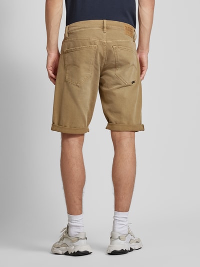 G-Star Raw Slim Fit Jeansshorts mit Gürtelschlaufen Modell 'Mosa' Sand 5