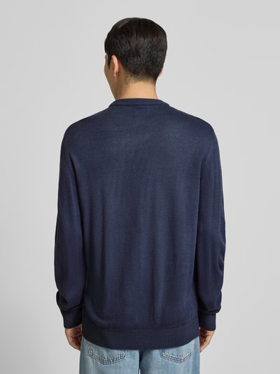 Montego Strickpullover im Allover-Look Marine 5