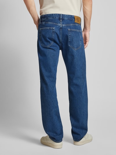 Calvin Klein Jeans Straight fit jeans in 5-pocketmodel Blauw - 5