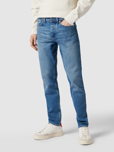 BOSS Orange Tapered Fit Jeans Modell 'Taber' Hellblau 4