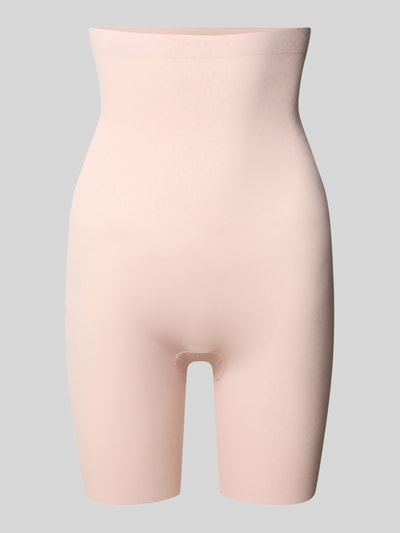 Produktfoto, beige Shape-Bermudas mit nahtlosen Kanten, hoher Taille und Silikonbesatz, Modell 'MAXI SEXY' von MAGIC Bodyfashion, Material-Mix mit Stretch-Anteil.