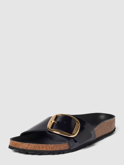 Birkenstock Slippers met doornsluiting, model 'Madrid' Zwart - 1