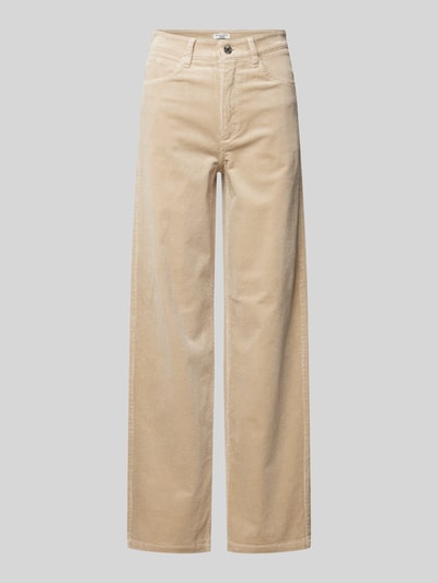 Marc O'Polo Denim Wide Leg Cordhose im 5-Pocket-Design Beige 2