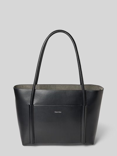 CK Calvin Klein Shopper mit Label-Schriftzug Modell 'LINN' Black 2