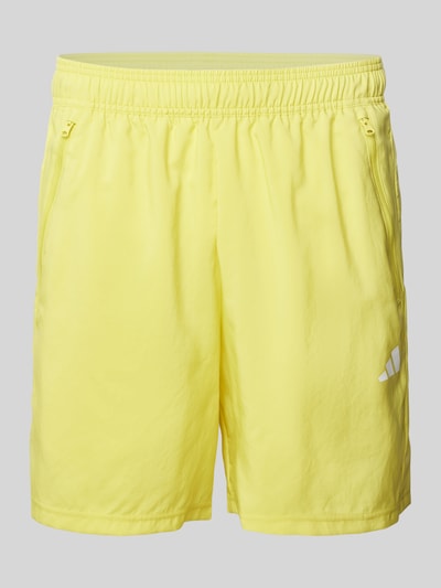 Adidas Training Regular Fit Shorts mit Reißverschlusstaschen Gelb 2