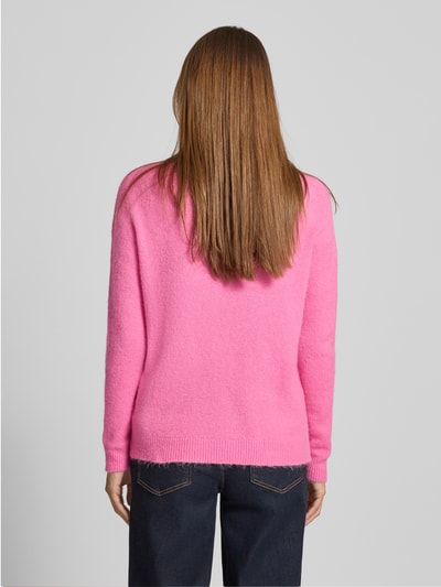 Rich & Royal Strickpullover mit gerippten Abschlüssen Pink 5