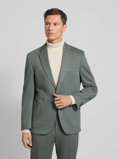 Christian Berg Men Regular fit 2-knoops colbert met reverskraag Lichtgroen - 4