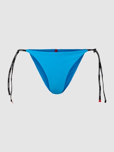 HUGO Bikinislip met vetersluiting, model 'PURE' Oceaanblauw - 1
