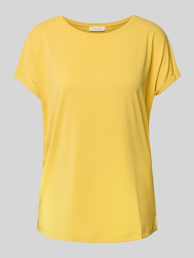 Christian Berg Woman T-Shirt mit Rundhalsausschnitt Senf 2