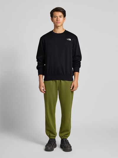 The North Face Sweatshirt met labelstitching Zwart - 1