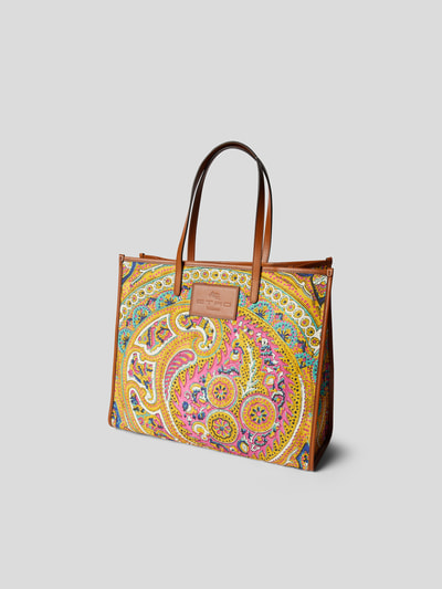 Etro Shopper mit Allover-Muster Beige 2