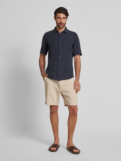 BOSS Regular Tapered Fit Shorts mit Tunnelzug Modell 'Kane' Mittelbraun 1