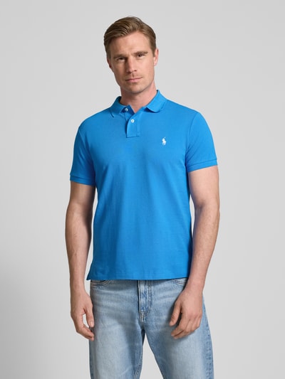 Polo Ralph Lauren Poloshirt mit Label-Stitching Royal 4