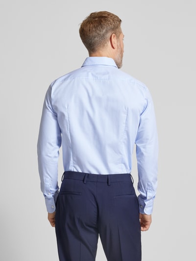 BOSS Slim Fit Business-Hemd mit Streifenmuster Bleu 5