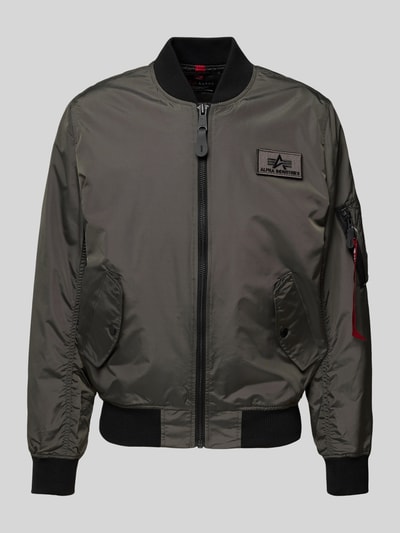 Alpha Industries Bomberka z naszywką z logo Antracytowy 1