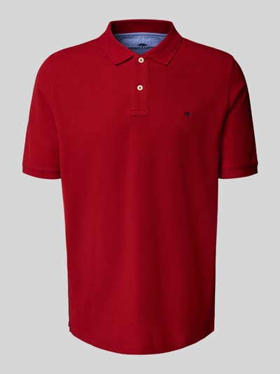 Fynch-Hatton Regular Fit Poloshirt mit Logo-Stitching Rot 2