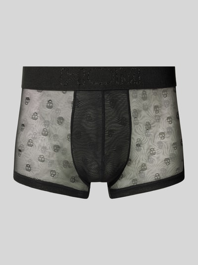 HOM Trunks im semitransparenten Design Modell 'Dark' BLACK 1