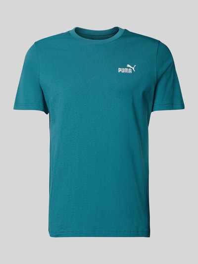 Produktfoto, T-shirt uit puur katoen van PUMA PERFORMANCE in recht model met ronde hals en labelstitching, ruglengte maat M 70 cm, heren