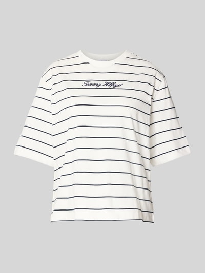Tommy Hilfiger Regular Fit T-Shirt aus reiner Baumwolle Blau 1