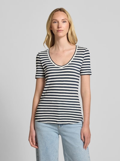 Marc O'Polo T-shirt o kroju regular fit z czystej bawełny Granatowy 4