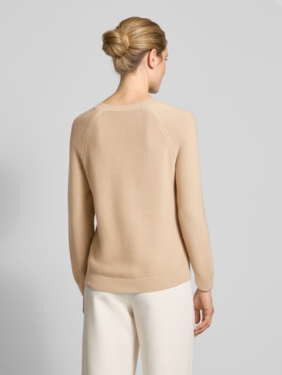 BOSS Strickpullover mit Raglanärmeln Modell 'Fovila' Beige 5