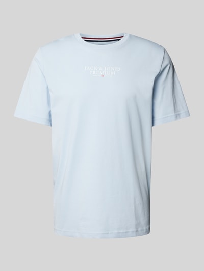 Jack & Jones Premium T-shirt met labelprint Lichtblauw - 2