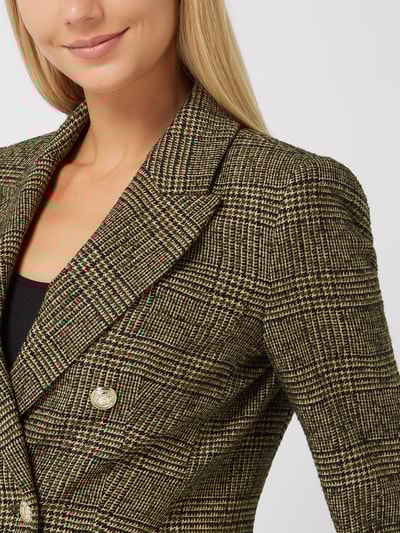 Pennyblack Blazer met glencheck, model 'Orso' Kaki - 3