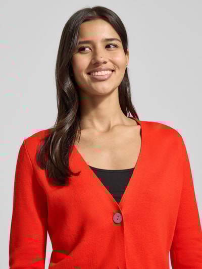 Christian Berg Woman Gebreide pullover met V-hals Lichtrood - 3