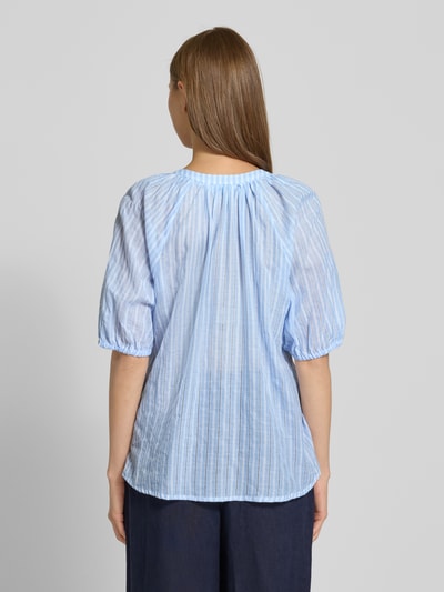 ZABAIONE Bluzka o kroju regular fit z rękawem o dł. 1/2 model ‘El44vi’ Jasnoniebieski 5