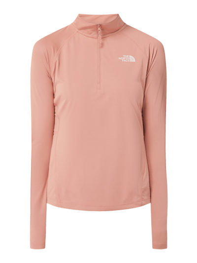 The North Face Troyer mit Logo Modell 'W FLEX II 1/4 ZIP' Hellrosa 2