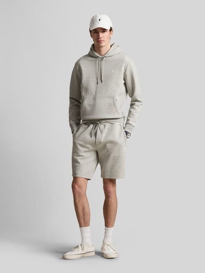 Polo Ralph Lauren Regular Fit Sweatshorts aus Baumwoll-Mix mit Logo-Stitching Anthrazit Melange 1