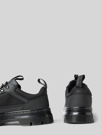 Dr. Martens Veterschoenen met logopatch, model 'Reeder' Zwart - 2
