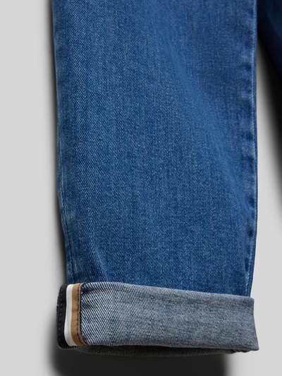 Boss Straight leg jeans met steekzakken en labelpatch Blauw - 2