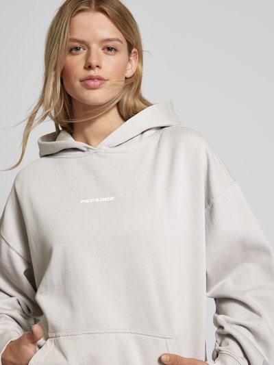 Pegador Oversized hoodie met capuchon, model 'ATNA' Lichtgrijs - 3