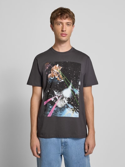 Dedicated T-Shirt mit Motiv-Print Anthrazit 4
