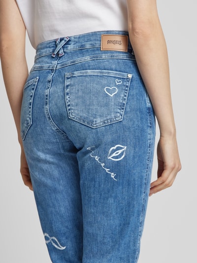 Angels Regular Fit Jeans mit verkürztem Schnitt Modell 'Darleen' Blau 3