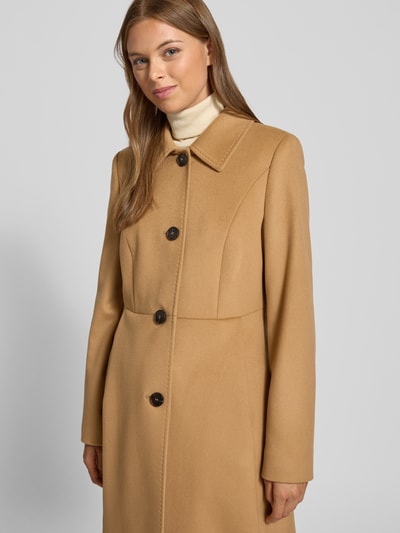 Fuchs Schmitt Wollmantel mit Kaschmir-Anteil Camel 3