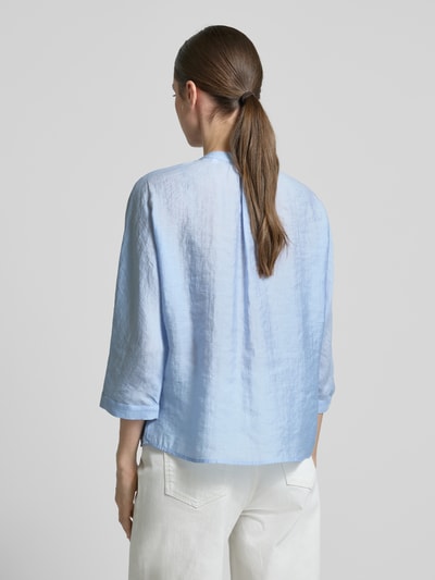 OPUS Slim Fit Bluse mit 3/4-Arm Modell 'Fabell' Hellblau 5