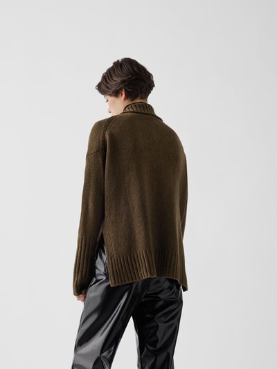 Zadig & Voltaire Pullover mit Merinowolle Khaki 5